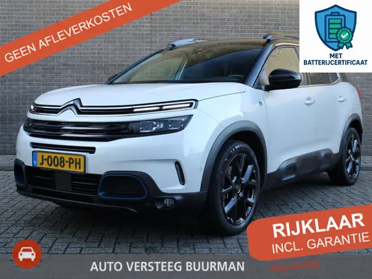 Citroën C5 Aircross 1.6 Plug-in Hybrid 225 Shine Batterijcertificaat aanwezig, Navigatie, Applecarpl./Andr. Auto, Airco, 19" inch LM velgen