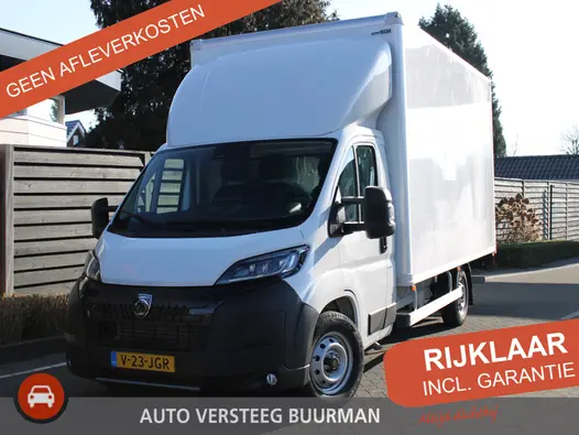 Peugeot Boxer 2.2 BlueHDi 140PK Automaat L3 3.5t Citybox Bakwagen/Laadbak/Citybox Navigatie, LED Koplampen, Laadklep, Draadloze Telefoonlader, Camera Achter