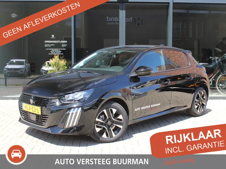 Peugeot 208 1.2 Hybrid 110PK e-DCS6 Allure Navigatie, 360 camera, Lichtmetalen velgen, Parkeerhulp voor & achter, Cruise Control afbeelding 1