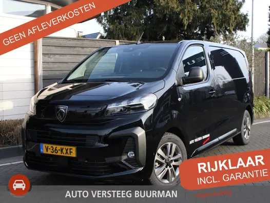 Peugeot Expert 2.0 BlueHDi 145PK EAT8 Automaat L2 Navigatie, Full-LED, Trekhaak Afneembaar, Lichtmetalen velgen, Camera achter + binnenspiegel, Betimmering laadruimte