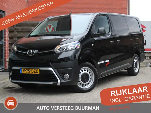 Toyota ProAce Long Worker 2.0 D-4D 180PK Prof 3-Zits Automaat Trekhaak, Zijschuifdeuren L&R, Navigatie, Achteruitrijcamera, Parkeersensoren Voor en Achter