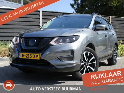 Nissan X-Trail 1.3 DIG-T Tekna 5P 160PK DCT Automaat Navigatie, Rondomzichtcamera, Keyless, Leder, Elektrische Achterklep, Panoramadak