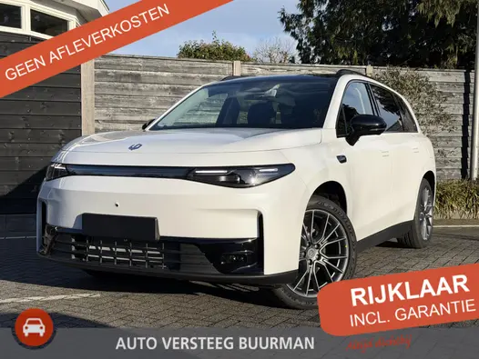 Leapmotor C10 Design REEV 28.4 kWh 215PK Automaat Navigatie, Camera 360, Lichtmetalen velgen, Elektrische Achterklep, Kunstlederen bekleding, Stoel Verwarming & Ventilatie incl. TREKHAAK AFNEEMBAAR