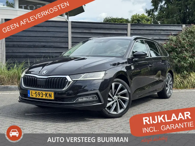 Skoda Octavia Combi Sport Business 1.5 e-TSI 150PK DSG7 Automaat Navigatie, Keyless, Achteruitrijcamera, Elektrische Kofferbak, Apple Carplay, Android Auto afbeelding 1