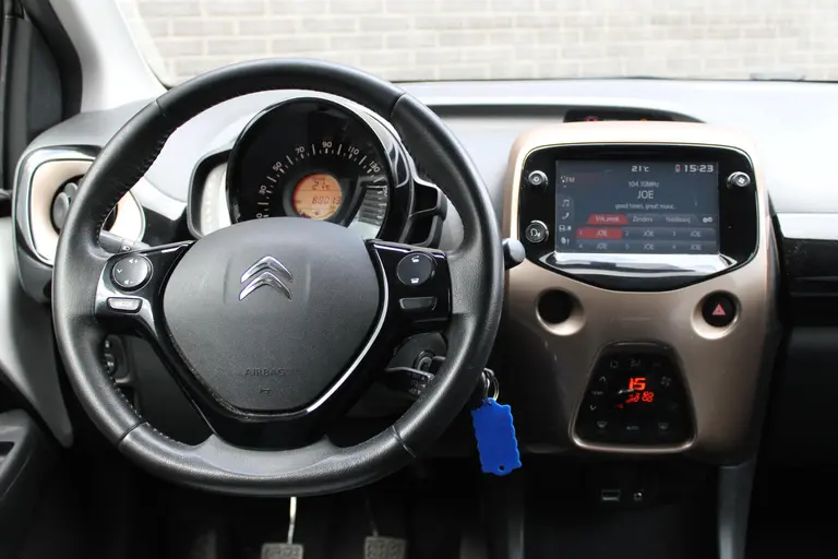 Citroën C1 1.0 VTi Origins Airco,  Applecarpl./Andr. Auto, achteruitrijcamera, 15" inch LM velgen afbeelding 17