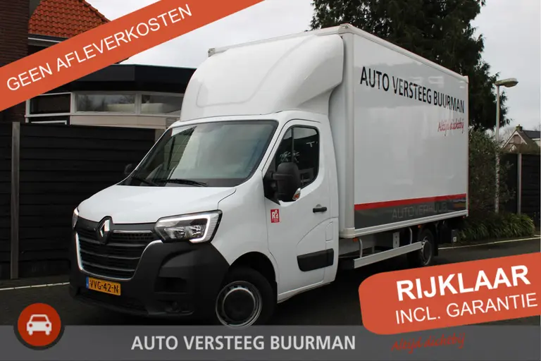 Renault Master Bakwagen + Laadklep T35 2.3 dCi 145PK Achteruitrijcamera, Airconditioning, Audio/BlueTooth, Cruise control, DHollandia Bakopbouw met laadklep, Energy Red By Renault afbeelding 1