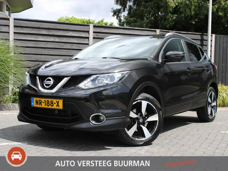 Nissan QASHQAI N-Connecta 1.2 115PK X-Tronic CVT Automaat Navigatie, Rondomzicht Camera, DAB, Panoramadak, Parkeersensoren Voor & Achter afbeelding 1