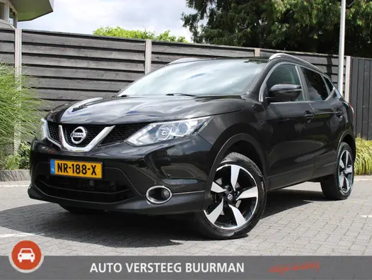 Nissan QASHQAI N-Connecta 1.2 115PK X-Tronic CVT Automaat Navigatie, Rondomzicht Camera, DAB, Panoramadak, Parkeersensoren Voor & Achter