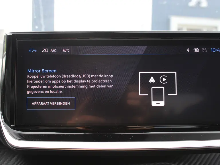 Peugeot e-2008 Allure 54 kWh 156PK Navigatie, Rondomzichtcamera, Adaptieve Cruise Control, Keyless, Stoelverwarming afbeelding 28