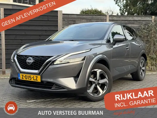 Nissan QASHQAI N-Connecta 1.3 MHEV 158PK Xtronic Automaat Navigatie, Rondomzichtcamera, Keyless, Stoel, Stuur en Voorruitverwarming, Trekhaak