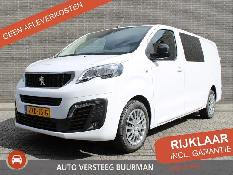 Peugeot Expert 2.0 BlueHDI 145PK L3 Dubbele Cabine Navigatie, Achteruitrijcamera, Trekhaak Afneembaar, Airco, Parkeersensoren Achter, Bluetooth, Cruise Control afbeelding 1
