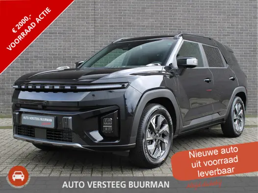 KGM Torres EVX Platinum 73.4 kWh 207pk, Space Black, Warmtepomp, 18"inch LM velgen 7 jaar garantie! € 792,- private lease
