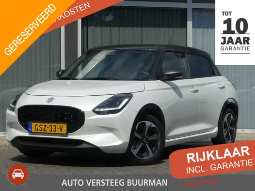 Suzuki Swift Style 1.2 Smart Hybrid 85PK CVT Automaat Two-Tone dak, Climate Control, Navigatie, Lichtmetalen velgen, Zwarte Wielkast randen