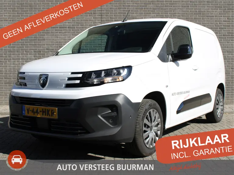 Peugeot Partner 1.5 BlueHDi 100PK S&S L1 Navigatie, Achteruitrijcamera, Trekhaak, Dab, Bluetooth, Parkeersensoren voor & achter afbeelding 1