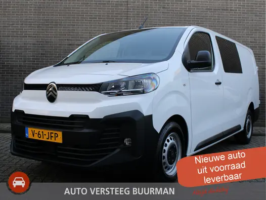 Citroën Jumpy 2.0 BlueHDI 145 L3 S&S Dubbele Cabine Cruise/Climate control, Navigatie, Radio/DAB, Handsfree bluetooth, Pack City Plus,