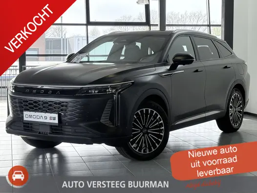 Omoda 9 SHS PHEV Premium Matte Black, 20"LM velgen, Schuif/kanteldak, Camera rondom, 1.500 kg trekgewicht