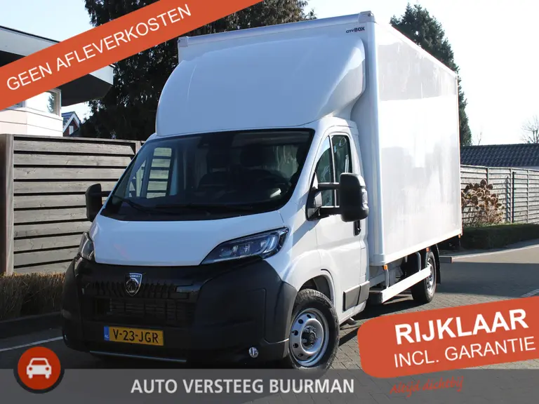 Peugeot Boxer Citybox 2.2 BlueHDi 140PK EAT8 Automaat L3 3.5t Navigatie, LED Koplampen, Laadklep, Draadloze Telefoonlader, Camera Achter afbeelding 1